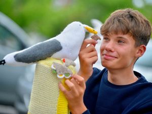 Supporting image for story: Woollen works of art brighten up Ellesmere
