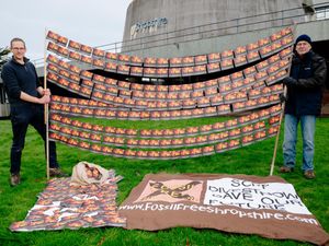 Supporting image for story: Shropshire campaigners call for pension fund to end fossil fuel links