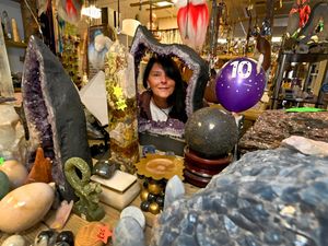 Supporting image for story: 'It's thanks to all our lovely customers': Cannock crystal and mindfulness shop celebrates a decade of community, ethically sourced goods, treatments and workshops