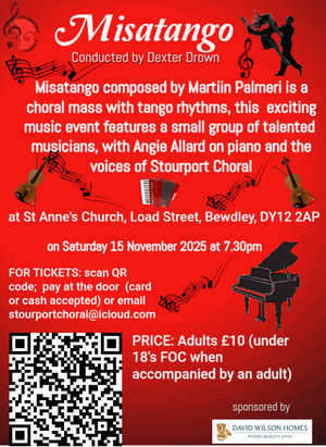 MISATANGO with Stourport Choral.