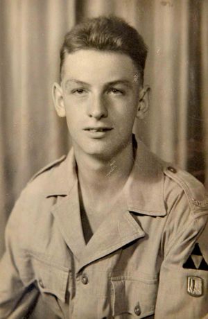 Roy in the then Staffordshire Regimen