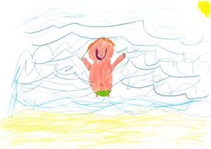 He felt great in the end after overcoming his fears