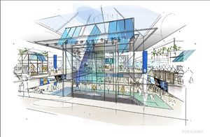 An entertainment district is part of the plans