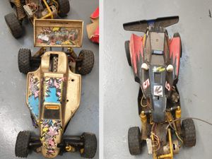 Supporting image for story: Remote control car thieves dump van after going wrong way down street