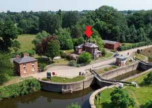 Lock Keeper's Cottage from the air