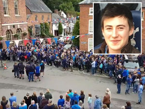 Supporting image for story: James Corfield: 1,000 gather to support search for missing teenager - with video