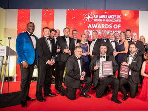 Supporting image for story: Air ambulance pilot from Stafford wins national award after 18 years of dedicated service