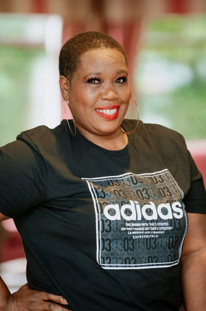 Marcia Walker after the big shave