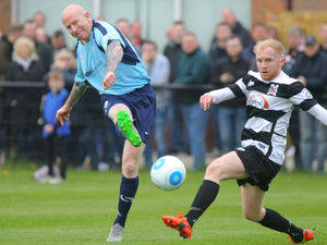 Supporting image for story: Former AFC Telford striker Lee Hughes suffers freak injury taking penalty kick