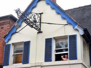 Supporting image for story: Call for safety checks after sign falls on to baby in Newport