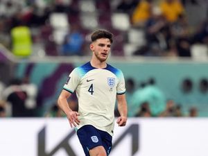 Supporting image for story: England World Cup star Declan Rice tackles invisible opponent in CALM advert