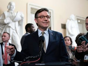 Supporting image for story: Trump endorses Mike Johnson to stay on as House Speaker