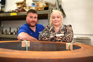Finance director Nicola Owen and operations director James Owen at Bowers and Jones, Bilston