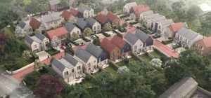 An artist's impression of how the development could look.