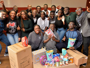 Supporting image for story: Church youth group donates items to food bank and is keen to do more to 'improve' Wolverhampton