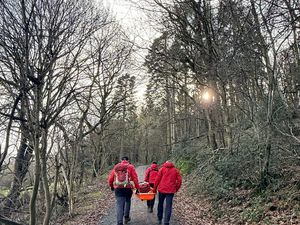 Supporting image for story: Injured walker rescued from Shropshire hill