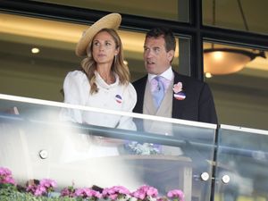 Supporting image for story: King and Queen welcome Peter Phillips’ girlfriend to Royal Ascot