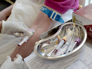 Supporting image for story: Global bottle shortage hits Shropshire as online blood test booking paused