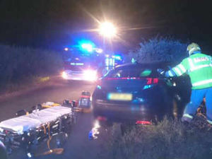 Supporting image for story: Woman trapped after Telford car crash