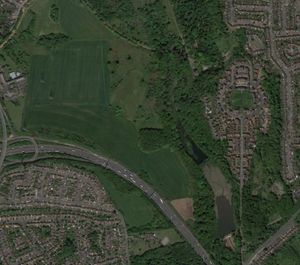 Land next to Netherhall Avenue, pictured right, including around the site of the former Great Barr Hall. Image: Google