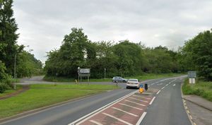 Emergency services were called to Bromfield on the outskirts of Ludlow at around 4pm on Friday, following reports of a road traffic collision. Photo: Google