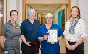 Clare Lewis, Student Nurse Associate, has been awarded a Cavell Star Award.