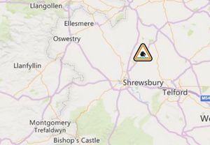 The Environment Agency are warning that flooding "is happening" in north Shropshire as river levels rise