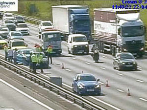 Supporting image for story: Seven vehicles involved in M6 crash