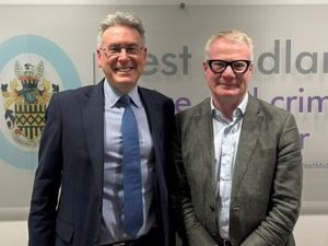 PCC Simon Foster and West Midlands Mayor Richard Parker. PIC: Simon Foster