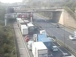 Supporting image for story: M6 delays as rush-hour crash causes long tailbacks through Black Country