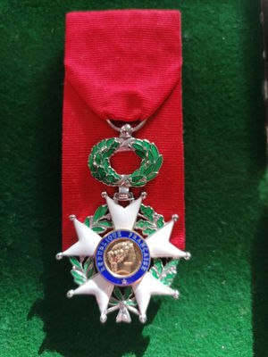 Hilda was proud to receive the Legion d'Honneur, France's highest order of merit, on her 99th birthday