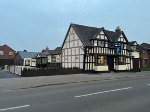 The restored White Hart in Shifnal.