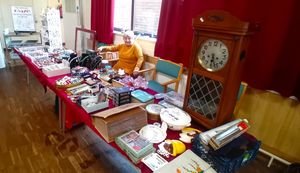 Enjoy a cuppa and chat to the sellers. Photo: Bob Eastwick