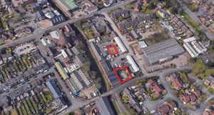 The two commercial plots at Dadsford Bridge Industrial Estate, Wordsley, that have been sold