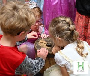 Children enjoying the activities