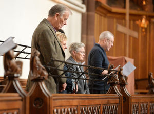 The service was an opportunity for people to come together and pray and reflect