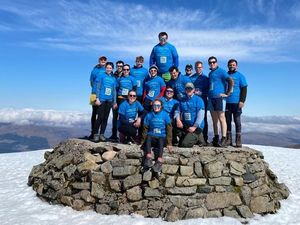 Supporting image for story: Young farmers reach new heights in fundraiser challenge