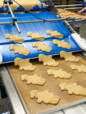 Original Biscuit Bakers Santa Gingerbread Biscuit Dough Cutting