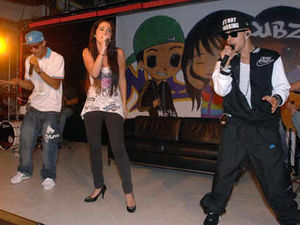 Supporting image for story: Fans go Dappy for N-Dubz at Merry Hill