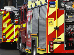 Supporting image for story: Firefighters tackle smoking lorry at Telford industrial estate 