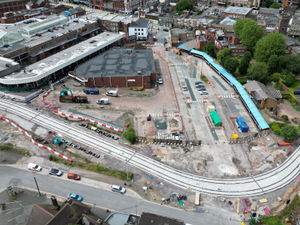 Pictures show how work is progressing at the former Dudley Bus Station