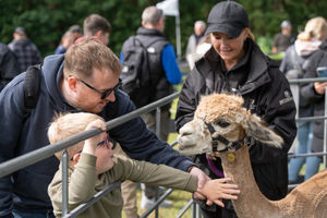 Children could also pet the animals in the petting areas. Ian Knight / Z70 Photography