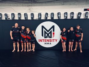 Team Intensity (left to right): Dan Cassell, Noah Hampson-Goodwin, Santiago Lopez, Lewis Green, Georgina Green, Isabella Newell, Jacob Spruce.