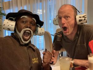 Supporting image for story: Comedian who lip syncs football commentaries meets idol after Twitter request