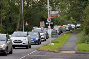 The roadworks started in July