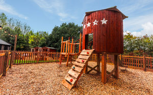 The children's area in the outdoor space.