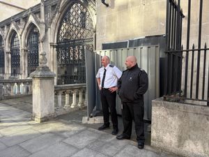 Supporting image for story: New Banksy artwork at the Royal Courts of Justice already covered up