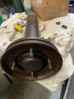 Brake piston seals which needed repairing