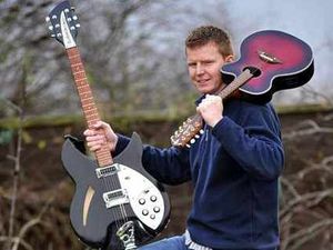 Supporting image for story: Cannock musician Jack Chapman strums to the beat