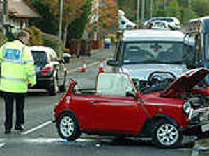 Supporting image for story: Man fights for life after collision